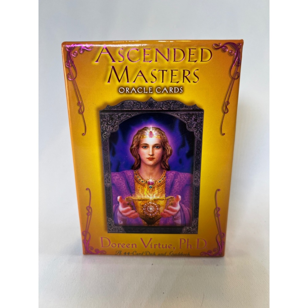 Ascended Masters Oracle Cards Doreen Virtue 44-Card Deck and Guidebook Set